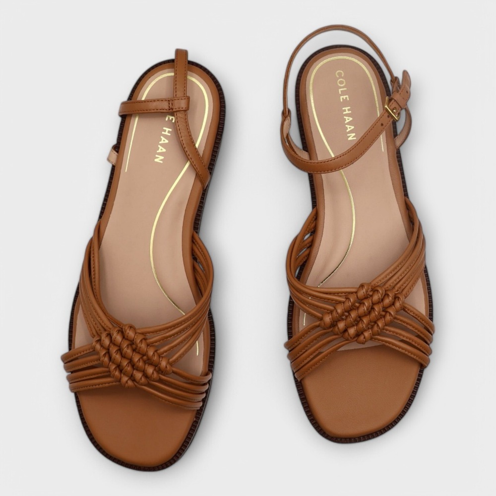 Cole Haan Women's Jitney Knot Flat Sandals Size 10B